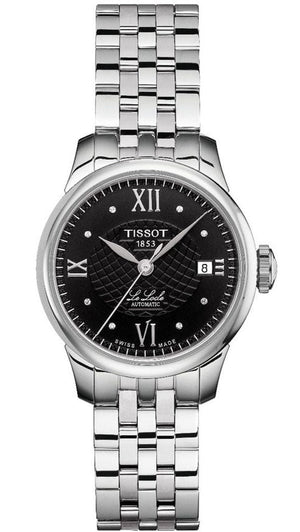 Tissot Le Locle Automatic Lady Black Dial Silver Steel Strap Watch For Women - T41.1.183.56 Buy Now By Tissot