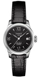 Tissot Le Locle Automatic Lady Black Dial Black Leather Strap Watch for Women - T41.1.123.57 Buy Now By Tissot