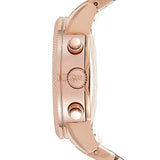 Michael Kors Damen White Dial Rose Gold Steel Strap Watch for Women - MK5026 Buy Now By Michael Kors