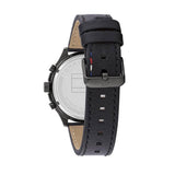 Tommy Hilfiger Asher Chronograph Black Dial Black Leather Strap Watch For Men - 1791854 Buy Now By Tommy Hilfiger