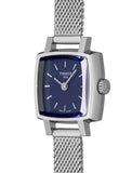 Tissot Lovely Square Blue Dial Silver Mesh Bracelet Watch For Women - T058.109.11.041.00 Buy Now By Tissot