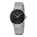 Calvin Klein High Noon Black Dial Silver Mesh Bracelet Watch for Men - K8M21121 Buy Now By Calvin Klein