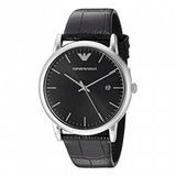 Emporio Armani Classic Quartz Black Dial Black Leather Strap Watch For Men - AR1692 Buy Now By Emporio Armani