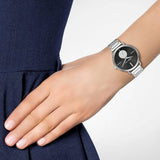 Michael Kors Portia Black Dial Silver Steel Strap Watch for Women - MK3638 Buy Now By Michael Kors