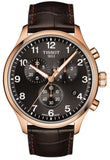Tissot Chrono XL Black Dial Brown Leather Strap Watch For Men - T116.617.36.057.01 Buy Now By Tissot