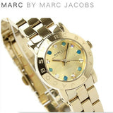 Marc Jacobs Amy Dexter Gold Dial Gold Steel Strap Watch for Women - MBM3218 Buy Now By Marc Jacobs