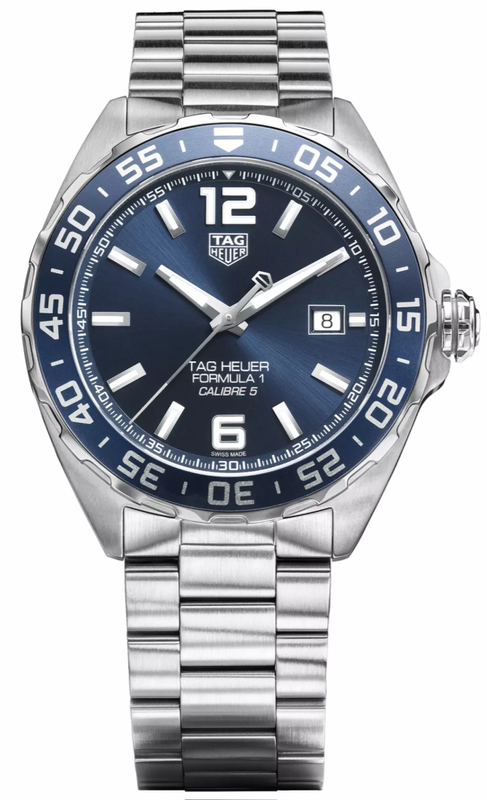 Tag Heuer Formula 1 Bucherer Blue Edition Blue Dial Silver Steel Strap Watch for Men - WAZ2015.BA0842 Buy Now By Tag Heuer