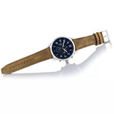Tommy Hilfiger Briggs Chronograph Blue Dial Brown Leather Strap Watch for Men - 1791424 Buy Now By Tommy Hilfiger