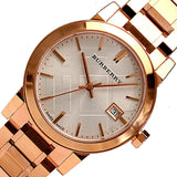 Burberry The City Rose Gold Dial Rose Gold Steel Strap Watch for Women - BU9146 Buy Now By Burberry