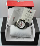 Tissot T Race Chronograph White Dial Black Rubber Strap Watch for Men - T048.417.27.037.00 Buy Now By Tissot