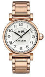 Coach Madison White Dial Rose Gold Steel Strap Watch for Women - 14502395 Buy Now By Coach