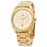 Fossil Machine Gold Dial Gold Steel Strap Watch for Men - FS5264 Buy Now By Fossil