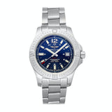 Breitling Colt Automatic 44mm Blue Dial Silver Steel Strap Mens Watch - A1738811/C906/173A Buy Now By Breitling