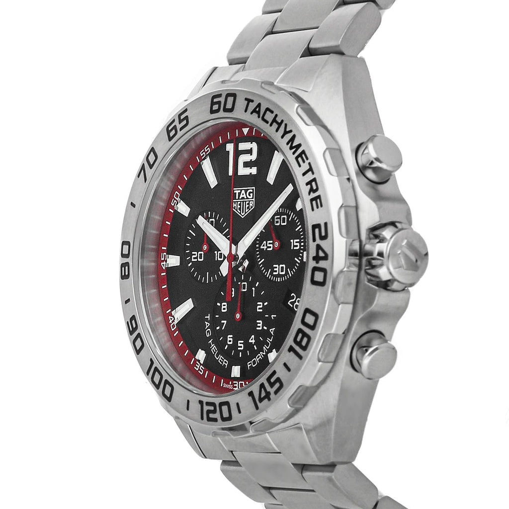 Tag Heuer Formula 1 Chronograph Black Dial Silver Steel Strap Watch for Men - CAZ101Y.BA0842 Buy Now By Tag Heuer