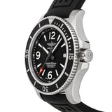 Breitling Superocean II 44mm Black Dial Black Rubber Strap Watch for Men - A17367D71B1S2 Buy Now By Breitling
