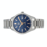Tag Heuer Carrera Quartz Diamonds Blue Dial Silver Steel Strap Watch for Women - WAR1114.BA0601 Buy Now By Tag Heuer