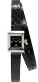 Gucci G-Frame Black Dial Black Leather Strap Watch For Women - YA128526 Buy Now By Gucci