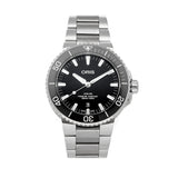 Oris Aquis Date Black Dial Silver Steel Strap Watch for Men - 0173377304134-0782405PEB Buy Now By Oris