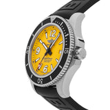 Breitling Superocean Automatic 44mm Yellow Dial Black Rubber Strap Watch for Men - A17367021I1S1 Buy Now By Breitling