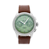 Breitling Premier B09 Chronograph 40 Green Dial Brown Leather Strap Watch for Men - AB0930D31L1P1 Buy Now By Breitling