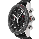 Tag Heuer Carrera Porsche Chronograph Special Edition Black Dial Black Leather Strap Watch for Men - CBN2A1F.FC6492 Buy Now By Tag Heuer