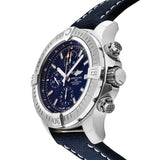 Breitling Avenger Chronograph 45mm Blue Dial Blue Calfskin Strap Watch for Men - A13317101C1X2 Buy Now By Breitling