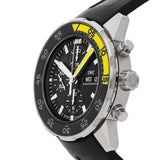 IWC Aquatimer Automatic Chronograph Black Dial Black Rubber Strap Watch for Men - IW376709 Buy Now By IWC