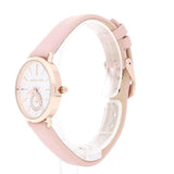 Michael Kors Petite Portia Silver Dial Pink Rubber Strap Watch For Women - MK2735 Buy Now By Michael Kors