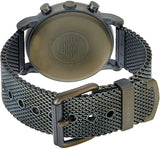 Emporio Armani Luigi Quartz Chronograph Black Dial Green Mesh Bracelet Watch For Men - AR11115 Buy Now By Emporio Armani