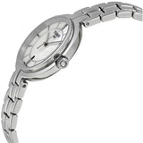 Tissot T Lady Flamingo Mother of Pearl White Dial Silver Steel Strap Watch For Women - T094.210.11.111.00 Buy Now By Tissot
