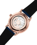 Emporio Armani Meccanico Automatic Blue Dial Blue Leather Strap Watch For Men - AR60050 Buy Now By Emporio Armani