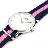 Daniel Wellington Classy Winchester White Dial Two Tone NATO Strap Watch For Women - DW00100081 Buy Now By Daniel Wellington