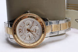 Fossil Stella Sport Multifunction Silver Dial Two Tone Steel Strap Watch for Women - ES5107 Buy Now By Fossil