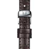 Tissot T Classic Le Locle Automatic Silver Dial Brown Leather Strap Watch For Women - T006.207.16.038.00 Buy Now By Tissot