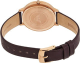 Emporio Armani Quartz Grey Dial Brown Leather Strap Watch For Women - AR11172 Buy Now By Emporio Armani