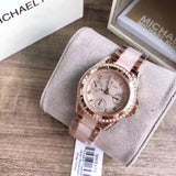Michael Kors Blair Rose Gold Dial Two Tone Steel Strap Watch for Women - MK6175 Buy Now By Michael Kors
