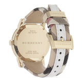 Burberry The City White Dial White Leather Strap Watch for Women - BU9015 Buy Now By Burberry