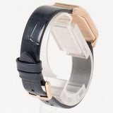 Emporio Armani Gianni T Bar Quartz Mother of Pearl Dial Blue Leather Strap Watch For Women - AR11466 Buy Now By Emporio Armani