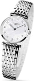 Longines La Grande Classique Diamonds White Dial Silver Steel Strap Watch for Women - L4.209.4.87.6 Buy Now By Longines