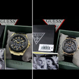 Guess Zena Chronograph Black Dial Black Rubber Strap Watch For Women - W1094L6 Buy Now By Guess