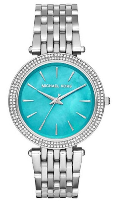 Michael Kors Darci Mother of Pearl Blue Dial Silver Steel Strap Watch for Women - MK3515 Buy Now By Michael Kors