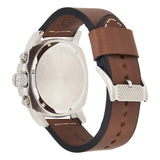 Fossil Modern Machine White Dial Brown Leather Strap Watch for Men - FS4929 Buy Now By Fossil