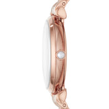 Emporio Armani Gianni T-Bar Quartz White Dial Rose Gold Steel Strap Watch For Women - AR11267 Buy Now By Emporio Armani