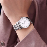 Mido Baroncelli III Automatic Diamonds White Dial Silver Steel Strap Watch For Women - M7600.4.66.1 Buy Now By Mido