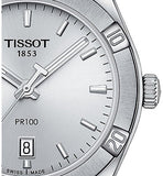 Tissot PR 100 Sport Chic Silver Dial Silver Steel Strap Watch for Women - T101.910.11.031.00 Buy Now By Tissot