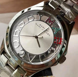 Marc Jacobs Henry Skeleton Silver Dial Silver Steel Strap Watch for Women - MBM3262 Buy Now By Marc Jacobs