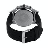 Emporio Armani Giovanni Analog Black Dial Black Leather Strap Watch For Men - AR11431 Buy Now By Emporio Armani
