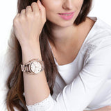 Michael Kors Blair Rose Gold Dial Rose Gold Steel Strap Watch for Women - MK5263 Buy Now By Michael Kors