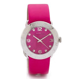 Marc Jacobs Amy Pop Pink Dial Pink Leather Strap Watch for Women - MBM1286 Buy Now By Marc Jacobs