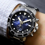 Tissot Seastar 1000 Chronograph Driver Blue Dial Silver Steel Strap Watch For Men - T120.417.11.041.01 Buy Now By Tissot